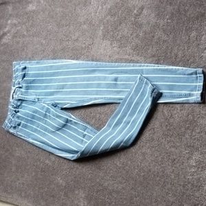 Stradivarius chalk stripe jeans